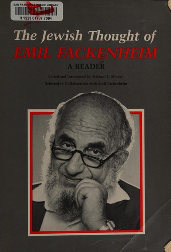 Cover of The Jewish Thought of Emil Fackenheim