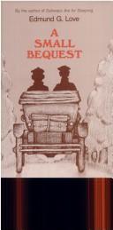 Cover of A small bequest
