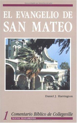 Cover of El Evangelio De San Mateo (Comentario Biblico De Collegeville Series)