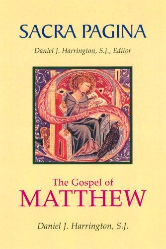 Cover of The Gospel of Matthew (Sacra Pagina)