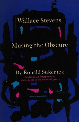 Cover of Wallace Stevens