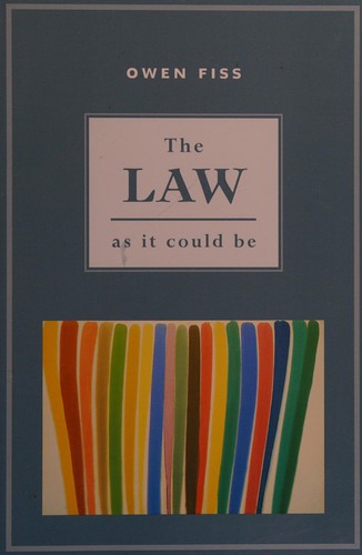 Cover of The law as it could be