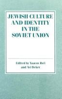 Cover of Jewish culture and identity in the Soviet Union