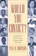 Cover of Would you convict?