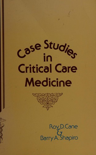 Cover of Case studies in critical care medicine