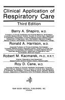 Cover of Clinical application of respiratory care