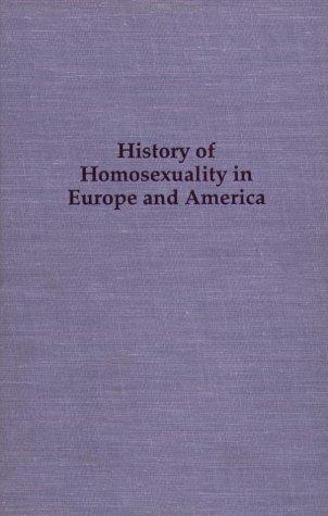 Cover of History of homosexuality in Europe and America