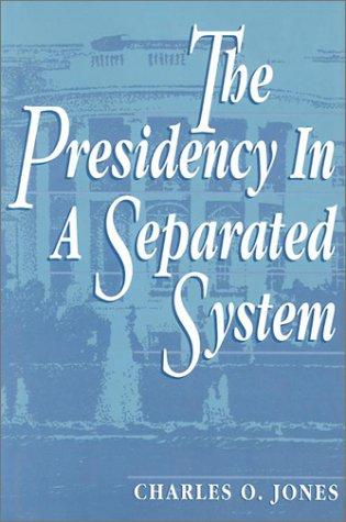 Cover of The presidency in a separated system
