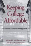 Cover of Keeping college affordable