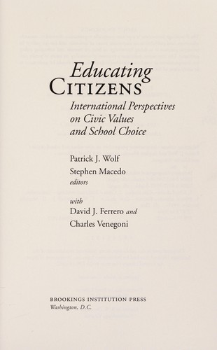 Cover of Educating citizens