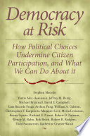 Cover of Democracy at Risk