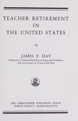 Cover of Teacher retirement in the United States
