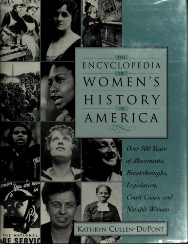 Cover of The encyclopedia of women's history in America