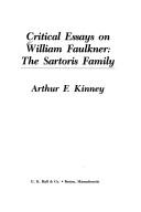 Cover of Critical essays on William Faulkner--the Sartoris family