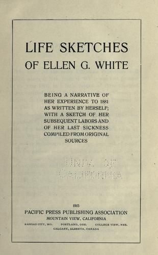 Cover of Life sketches of Ellen G. White