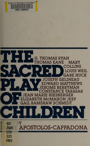 Cover of The Sacred play of children