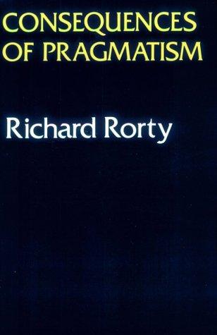 Cover of Consequences of pragmatism
