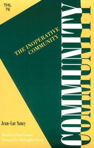 Cover of The inoperative community