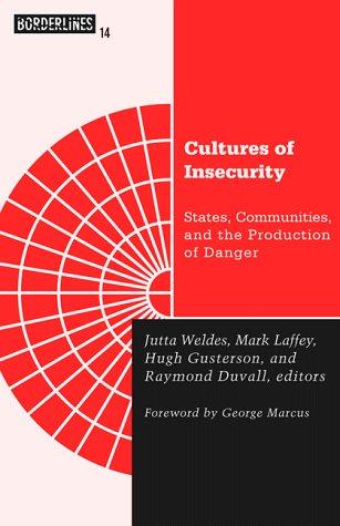Cover of Cultures of insecurity