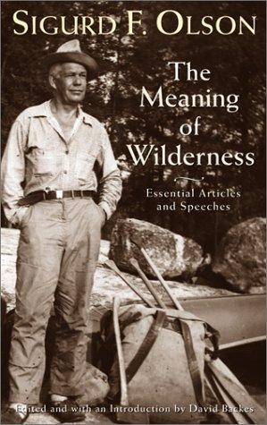 Cover of The meaning of wilderness