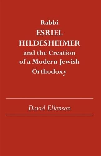 Cover of Rabbi Esriel Hildesheimer