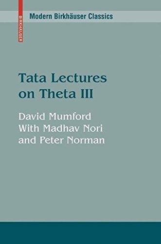 Cover of Tata Lectures on Theta III (Progress in Mathematics (Birkhauser Boston))