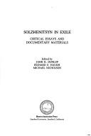 Cover of Solzhenitsyn in exile