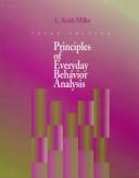 Cover of Principles of everyday behavior analysis