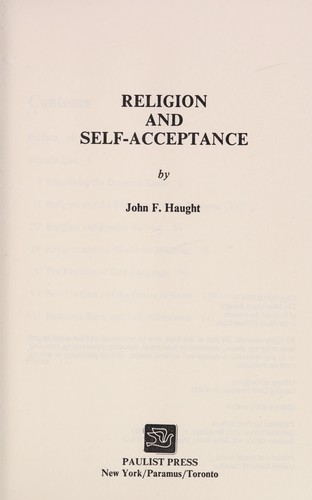 Cover of Religion and self-acceptance