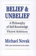 Cover of Belief and Unbelief