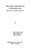 Cover of The godly kingdom of Tudor England