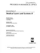 Cover of Proceedings of medical lasers and systems II