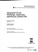 Cover of Integrated Circuit Metrology Inspection and Process Control Viii/V 2196