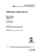 Cover of Still-image compression II