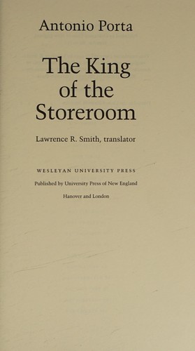Cover of The king of the storeroom
