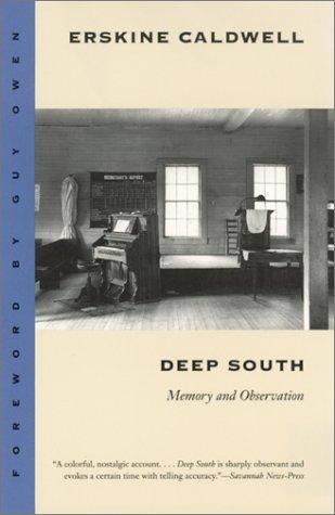 Cover of Deep South; memory and observation