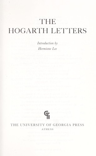 Cover of The Hogarth letters