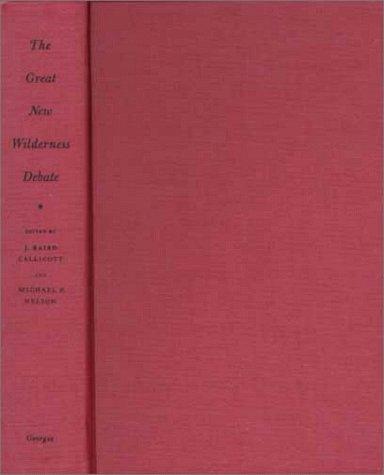 Cover of The great new wilderness debate