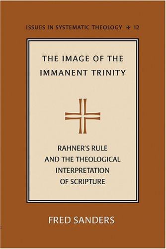 Cover of The Image Of The Immanent Trinity