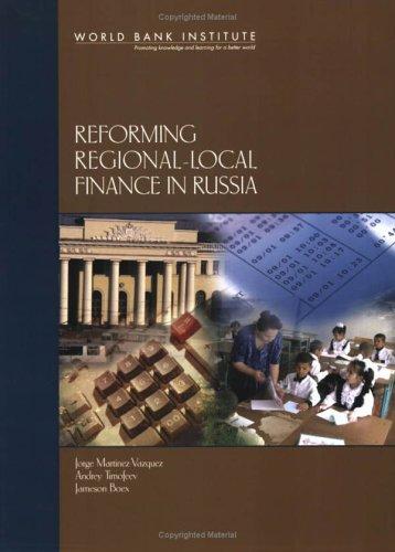 Cover of Reforming regional-local finance in Russia