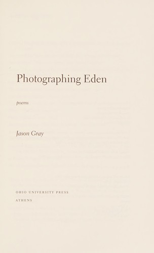 Cover of Photographing Eden