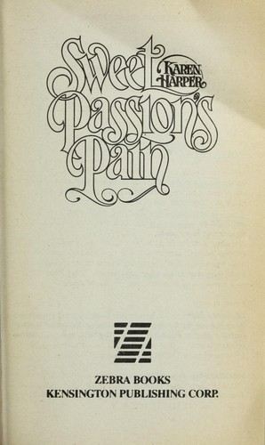 Cover of Sweet passion's pain