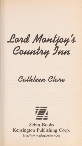 Cover of Lord Montjoy's Country Inn
