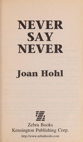 Cover of Never say never