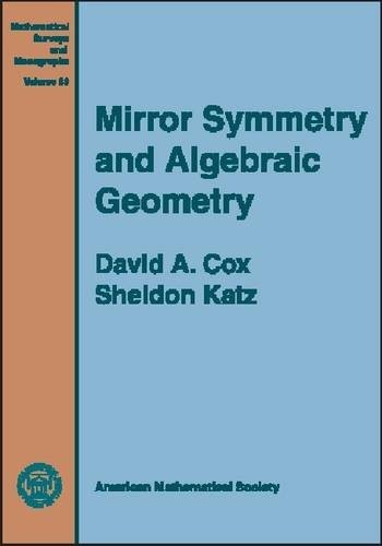 Cover of Mirror symmetry and algebraic geometry