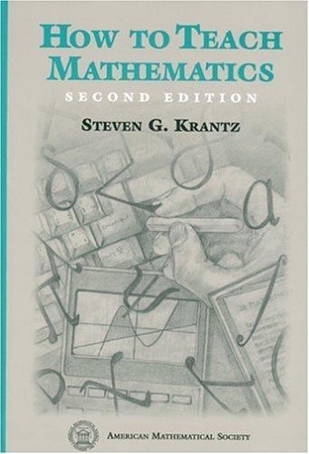 Cover of How to Teach Mathematics