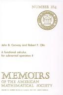Cover of A functional calculus for subnormal operators II