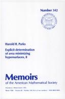 Cover of Explicit Determination of Area Minimizing Hypersurfaces, II