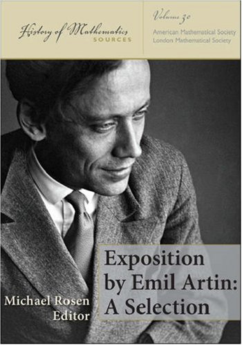 Cover of Exposition by Emil Artin: A Selection