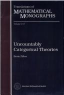 Cover of Uncountably categorical theories